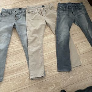 AG Tellis Pants 28x30 (3 Pairs Price as set but can sell individually)